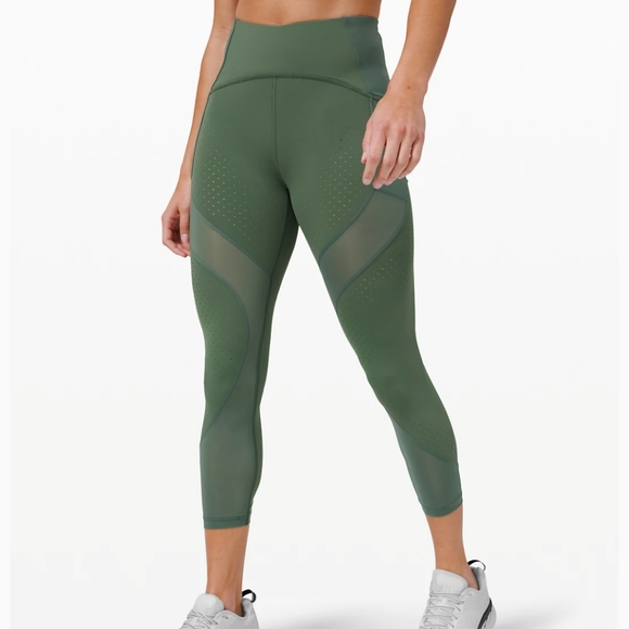 lululemon green tights